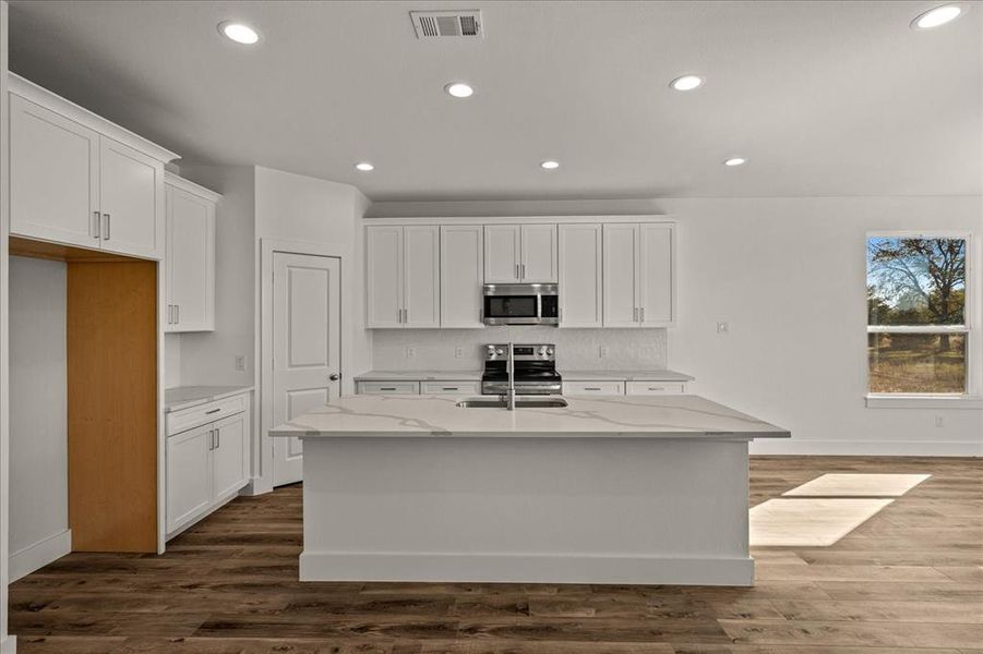 Furnished interior view inside a new home in Briar Branch Estates, Celeste (Image 13). Furnished interior view inside a new home in Briar Branch Estates, Celeste (Image 13).