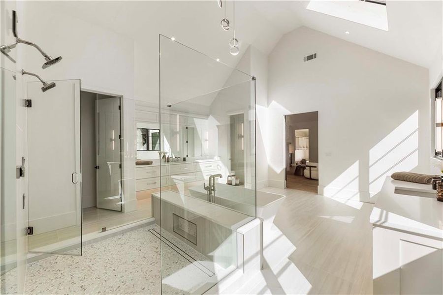 Furnished interior view inside a new home in , Sandy Springs (Image 63). Furnished interior view inside a new home in , Sandy Springs (Image 63).