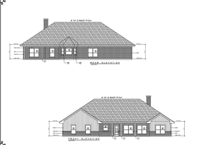 Exterior rendering of this home design in , Chico, TX (Image 6). Exterior rendering of this home design in , Chico, TX (Image 6).
