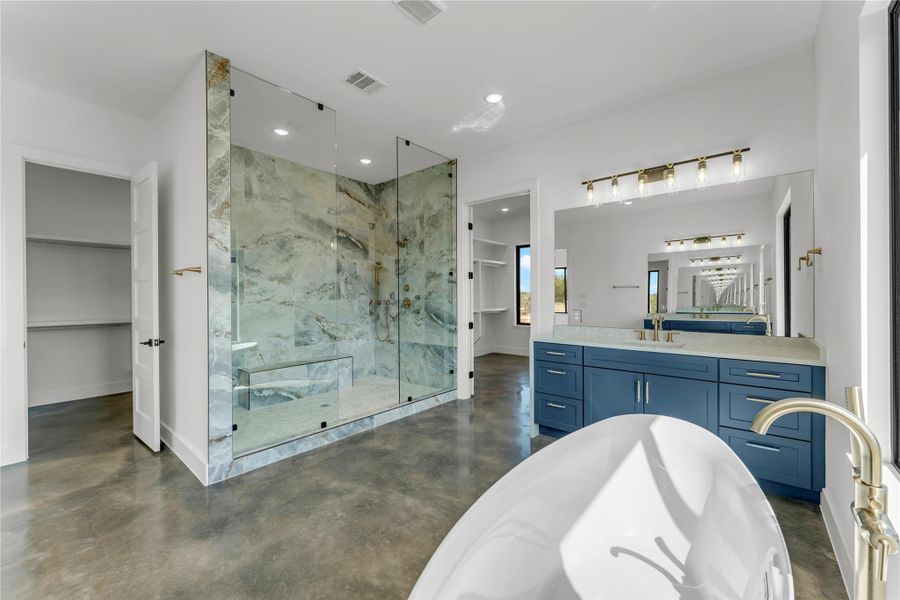 Furnished interior view inside a new home in , Briggs (Image 15).