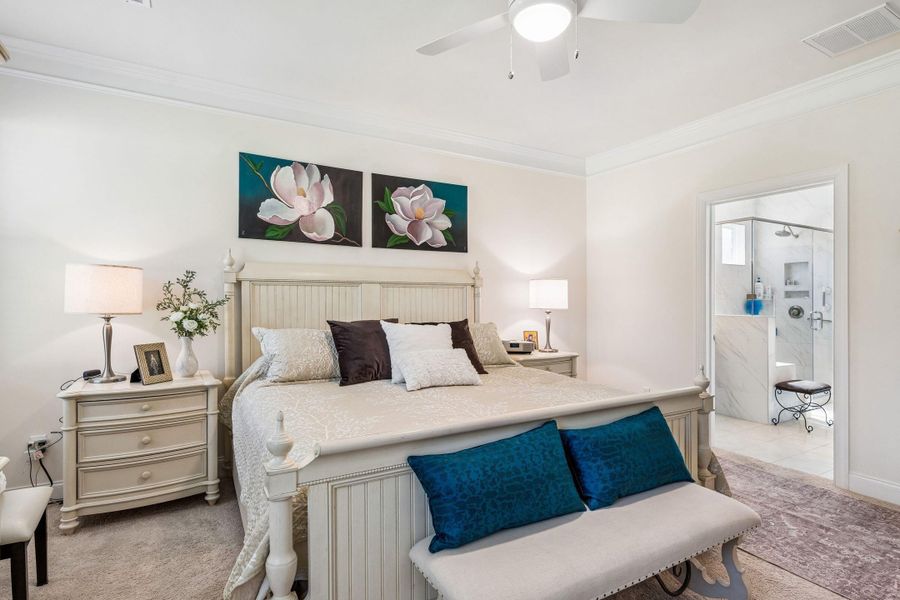 Furnished interior view inside a new home in , Huger (Image 45).