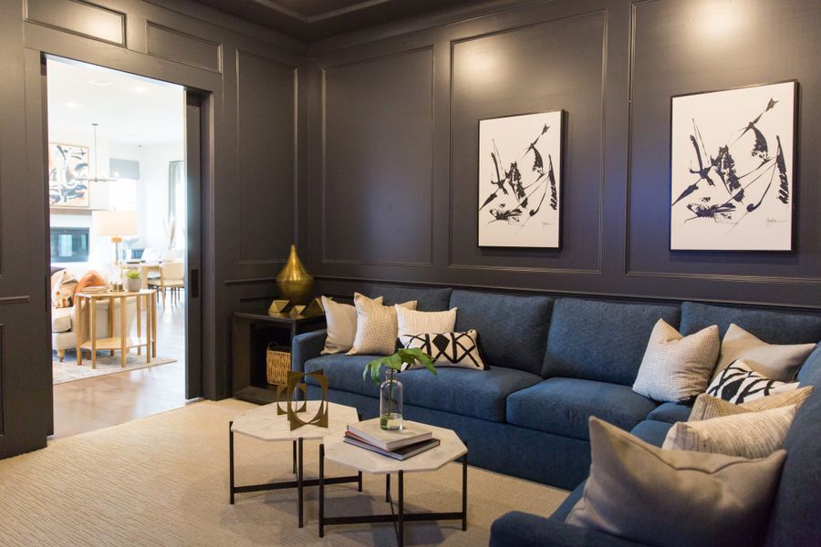 Representative furnished interior of a home built from the 6011 by Tradition Homes in Mustang Lakes, McKinney (Image 28).