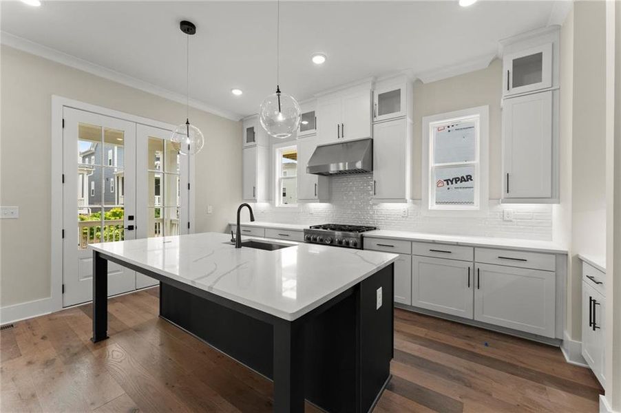 Furnished interior view inside a new home in West Town, Atlanta (Image 6).