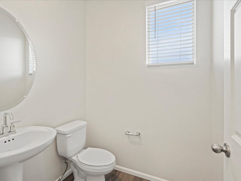 Furnished interior view inside a new home in Buffalo Highlands: The Flora Collection, Commerce City (Image 5).