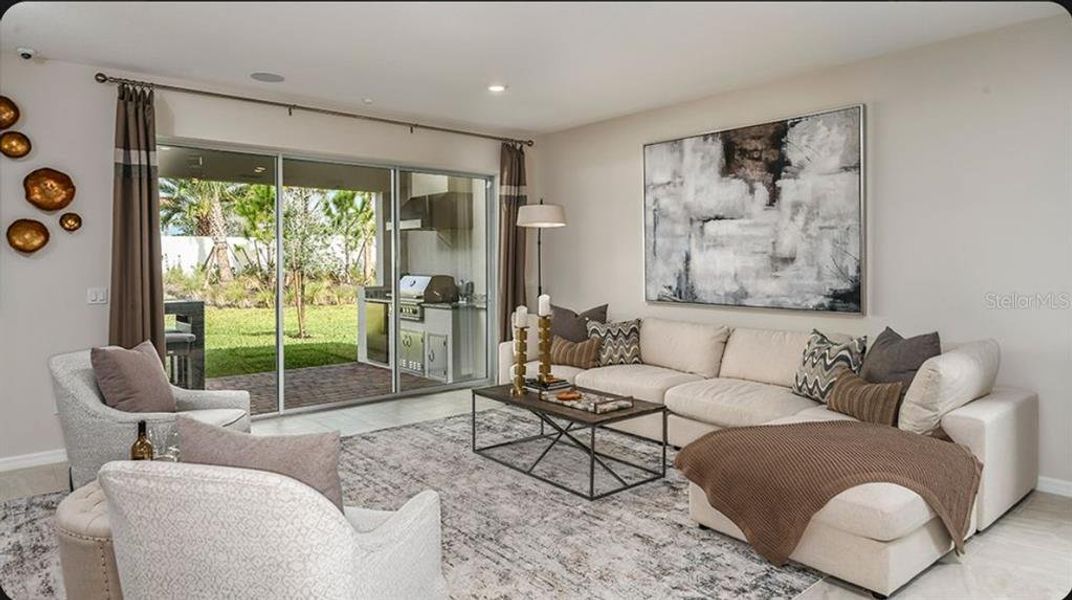 Furnished interior view inside a new home in Hammock at Two Rivers, Zephyrhills (Image 9). Furnished interior view inside a new home in Hammock at Two Rivers, Zephyrhills (Image 9).