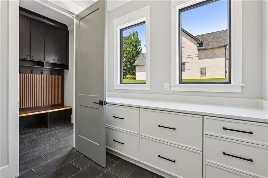Furnished interior view inside a new home in , Braselton (Image 77).