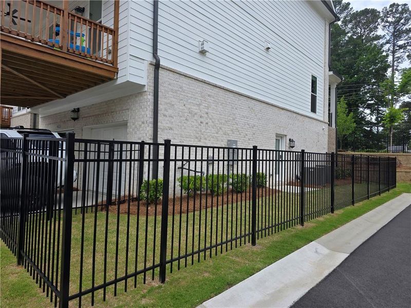 Exterior details and patio area of a home in , Duluth (Image 2). Exterior details and patio area of a home in , Duluth (Image 2).