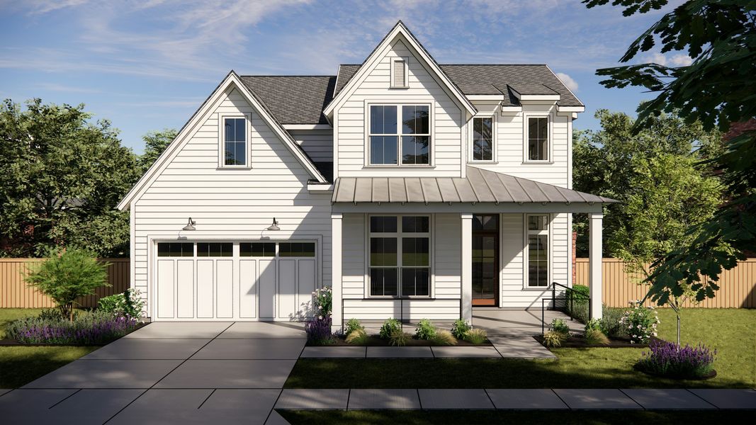 Front exterior of a new home in , Dallas, TX, highlighting curb appeal (Image 1). Front exterior of a new home in , Dallas, TX, highlighting curb appeal (Image 1).