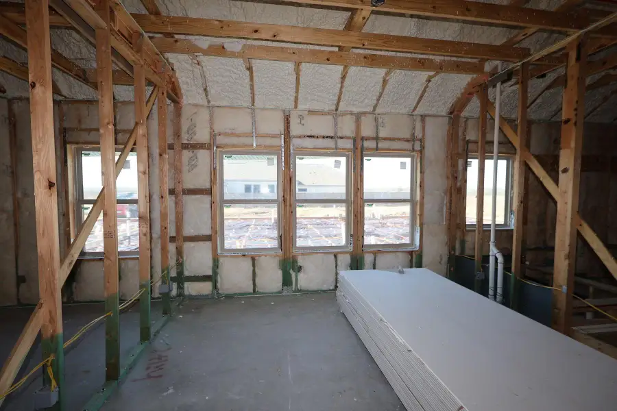 In-progress construction of a new home in Meridiana 45' Homesites, Manvel, TX (Image 5).