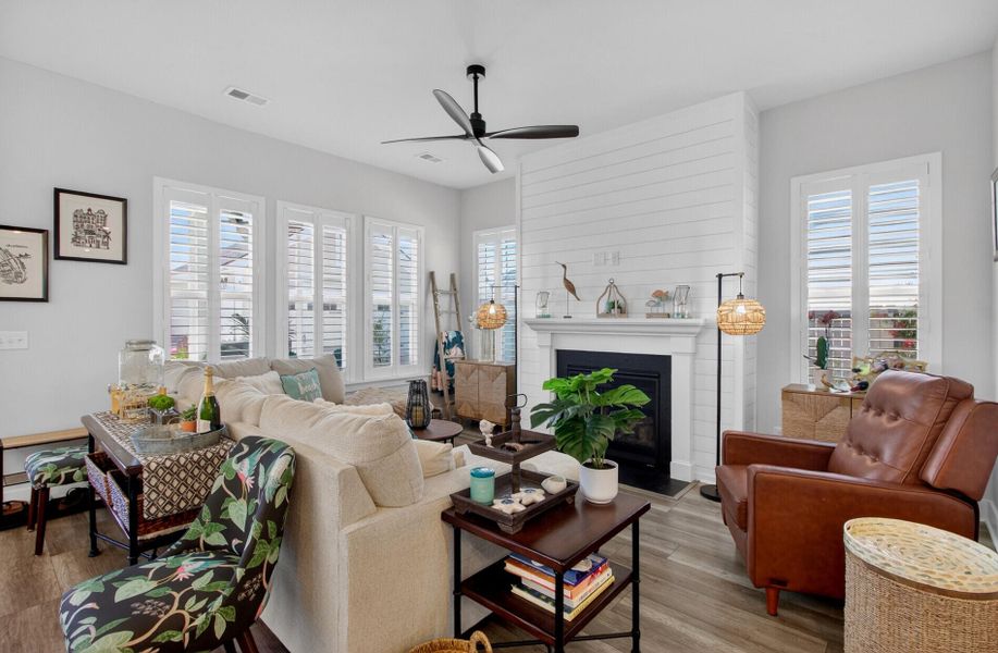 Furnished interior view inside a new home in Carnes Crossroads, Summerville (Image 54).
