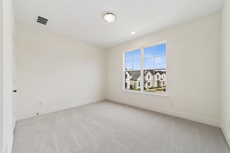 Representative unfurnished interior of a home built from the Leona by Landon Homes in Fields - East Village, Frisco (Image 40). Representative unfurnished interior of a home built from the Leona by Landon Homes in Fields - East Village, Frisco (Image 40).