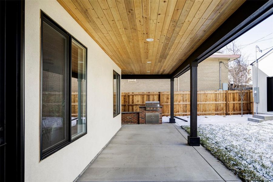 Exterior details and patio area of a home in , Denver (Image 27). Exterior details and patio area of a home in , Denver (Image 27).