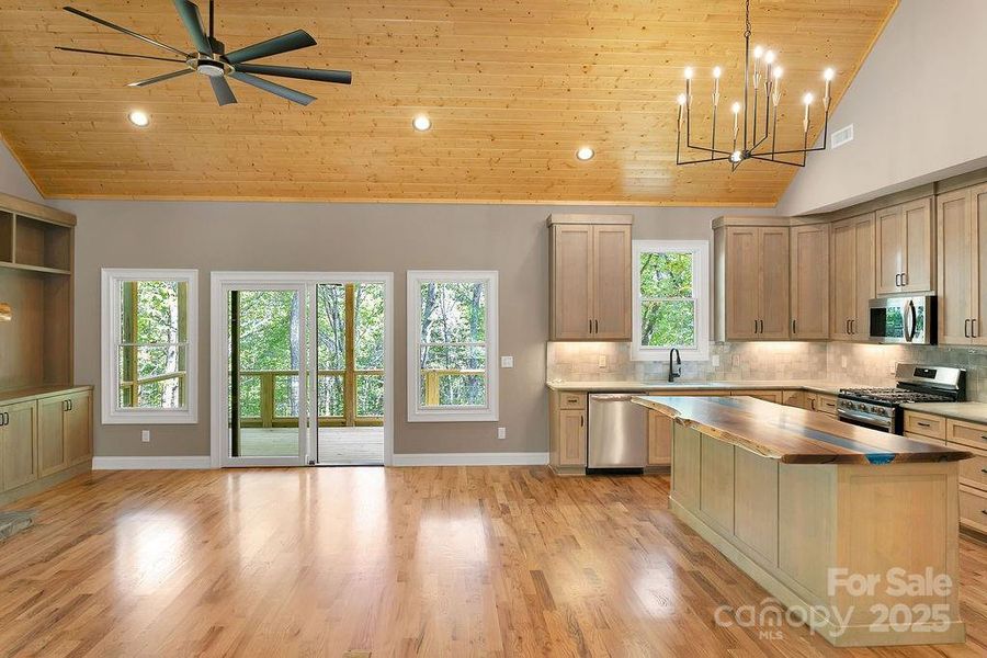 Furnished interior view inside a new home in , Brevard (Image 26).