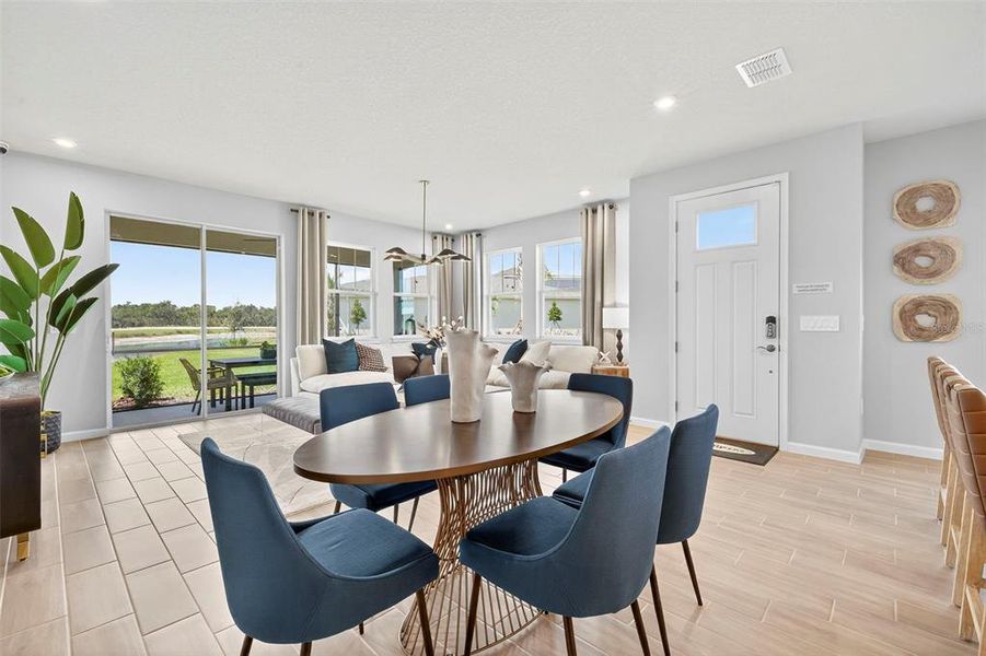 Furnished interior view inside a new home in Crosswind Ranch, Parrish (Image 22).