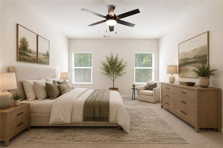 Furnished interior view inside a new home in , Rydal (Image 14).