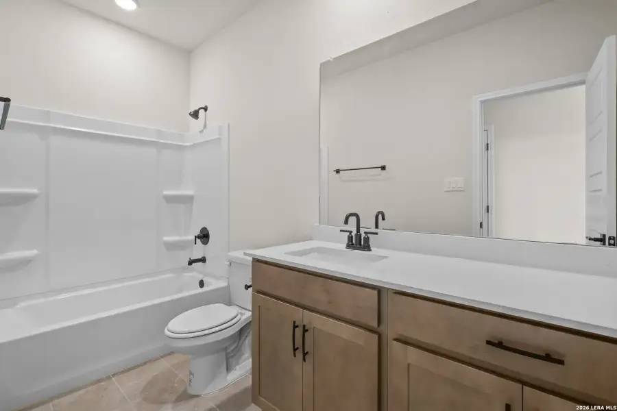 Furnished interior view inside a new home in Comanche Ridge, San Antonio (Image 17). Furnished interior view inside a new home in Comanche Ridge, San Antonio (Image 17).