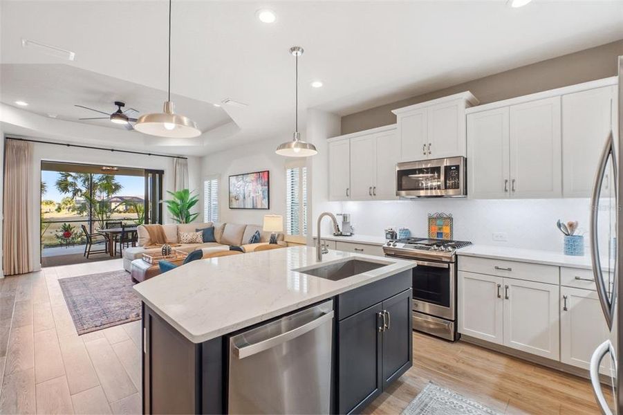 Furnished interior view inside a new home in , Nokomis (Image 8).