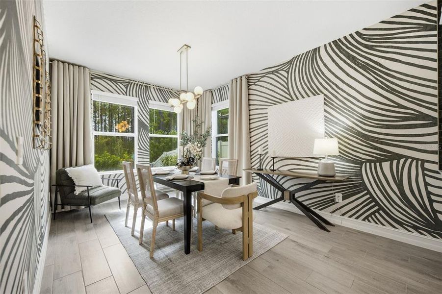 Furnished interior view inside a new home in Pearl Estates, Lutz (Image 10).