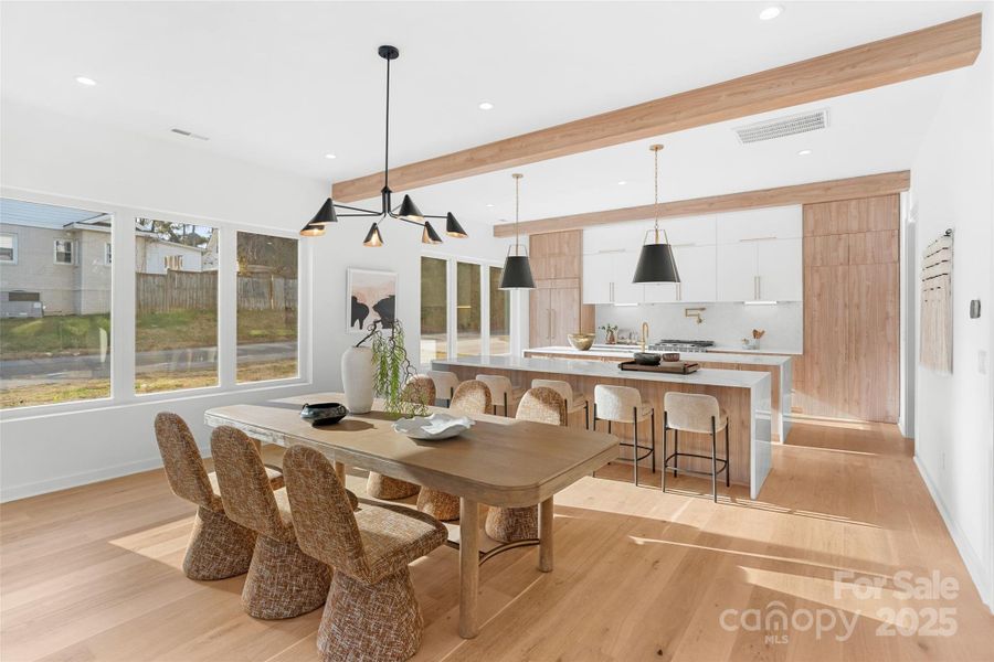 Furnished interior view inside a new home in , Charlotte (Image 6). Furnished interior view inside a new home in , Charlotte (Image 6).