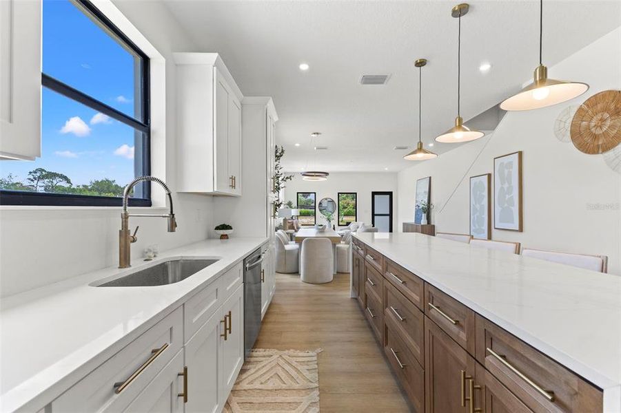 Furnished interior view inside a new home in , Pinellas Park (Image 17).