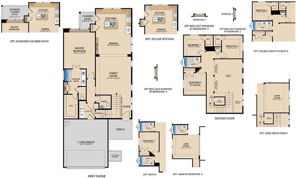 2D floor plan layout for the Archer by Pacesetter Homes in Elevon, Lavon, TX (Image 5). 2D floor plan layout for the Archer by Pacesetter Homes in Elevon, Lavon, TX (Image 5).