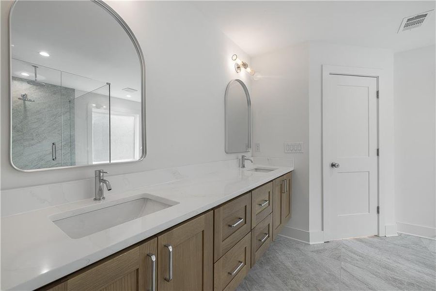 Furnished interior view inside a new home in , Smyrna (Image 14).