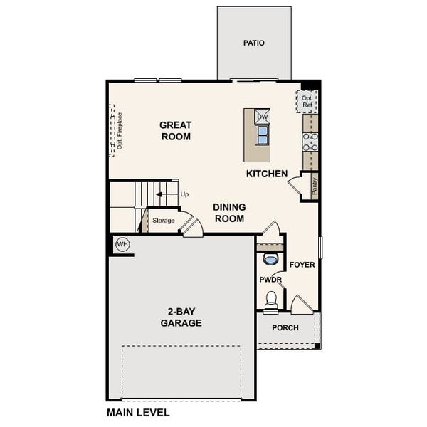 2D floor plan layout for the Brasstown by Century Communities in Meadow Creek Village, Locust, NC (Image 2). 2D floor plan layout for the Brasstown by Century Communities in Meadow Creek Village, Locust, NC (Image 2).
