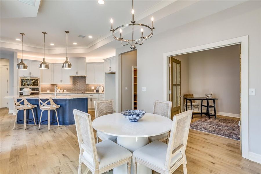 Furnished interior view inside a new home in The Courtyards at Cornerstone, Andover (Image 6).