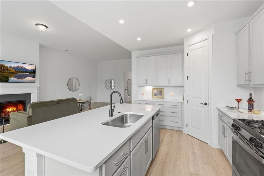 Furnished interior view inside a new home in , Hoschton (Image 19).