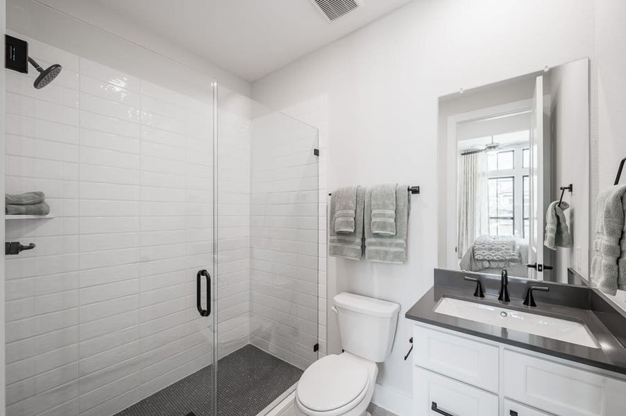 Representative furnished interior of a home built from the Carignan by Tri Pointe Homes in Legacy Grove, Montgomery (Image 43).