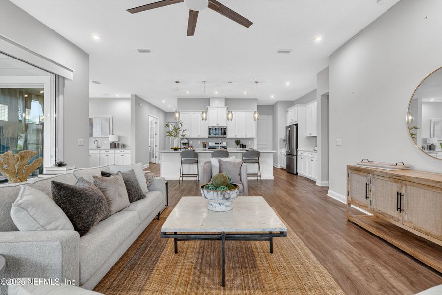 Furnished interior view inside a new home in , St. Johns (Image 34). Furnished interior view inside a new home in , St. Johns (Image 34).