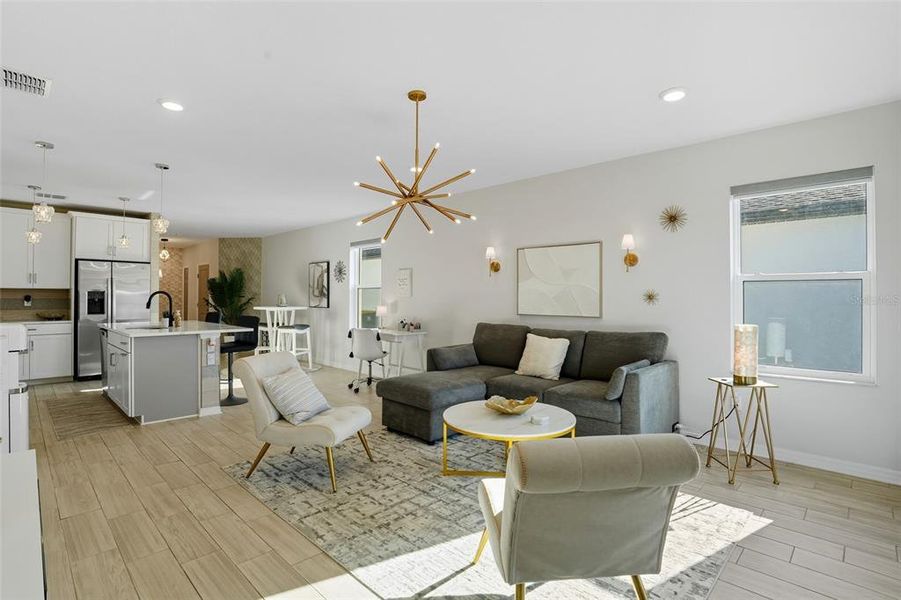 Furnished interior view inside a new home in , Port Charlotte (Image 27). Furnished interior view inside a new home in , Port Charlotte (Image 27).