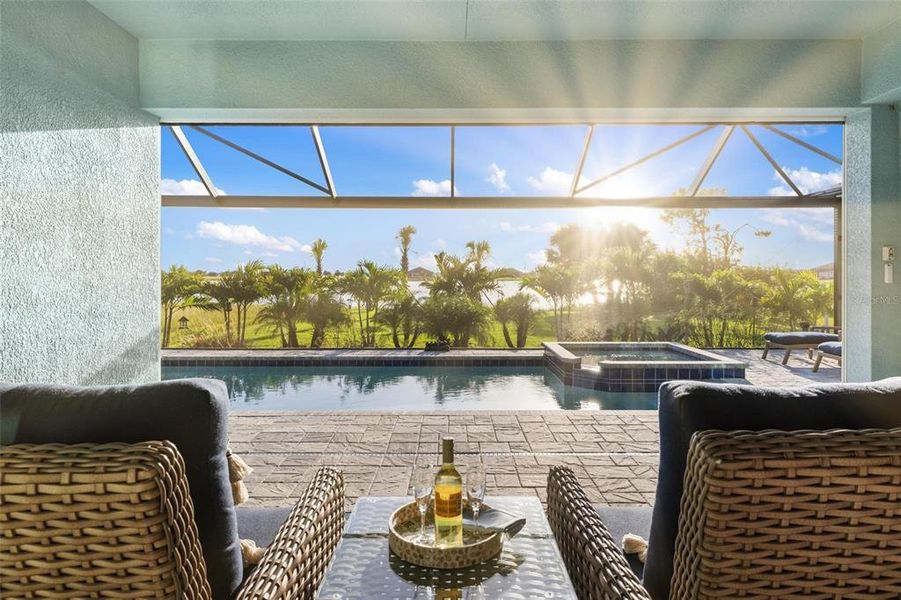 Furnished interior view inside a new home in , Placida (Image 26).