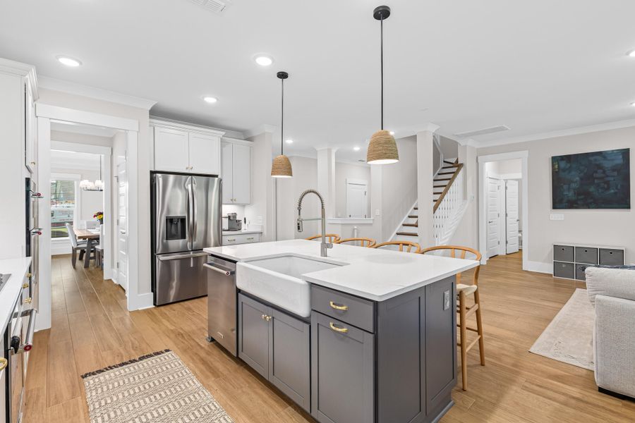 Furnished interior view inside a new home in , Johns Island (Image 6).
