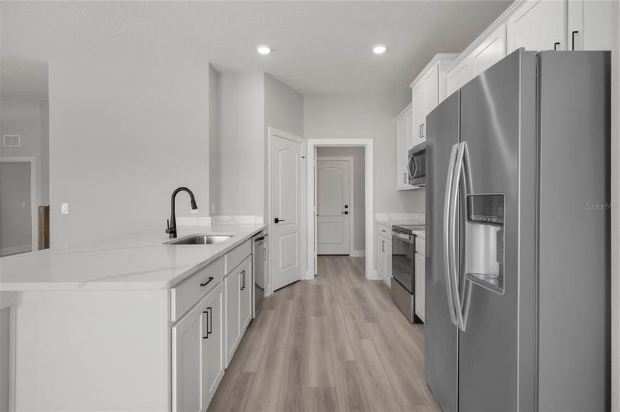Furnished interior view inside a new home in Gum Lake Preserve, Lake Alfred (Image 7).