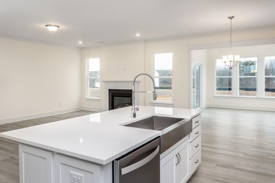 Furnished interior view inside a new home in Ford Meadows, Garner (Image 11).