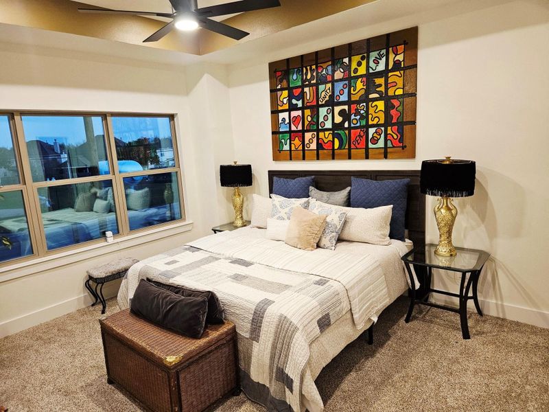 Furnished interior view inside a new home in , Houston (Image 18).