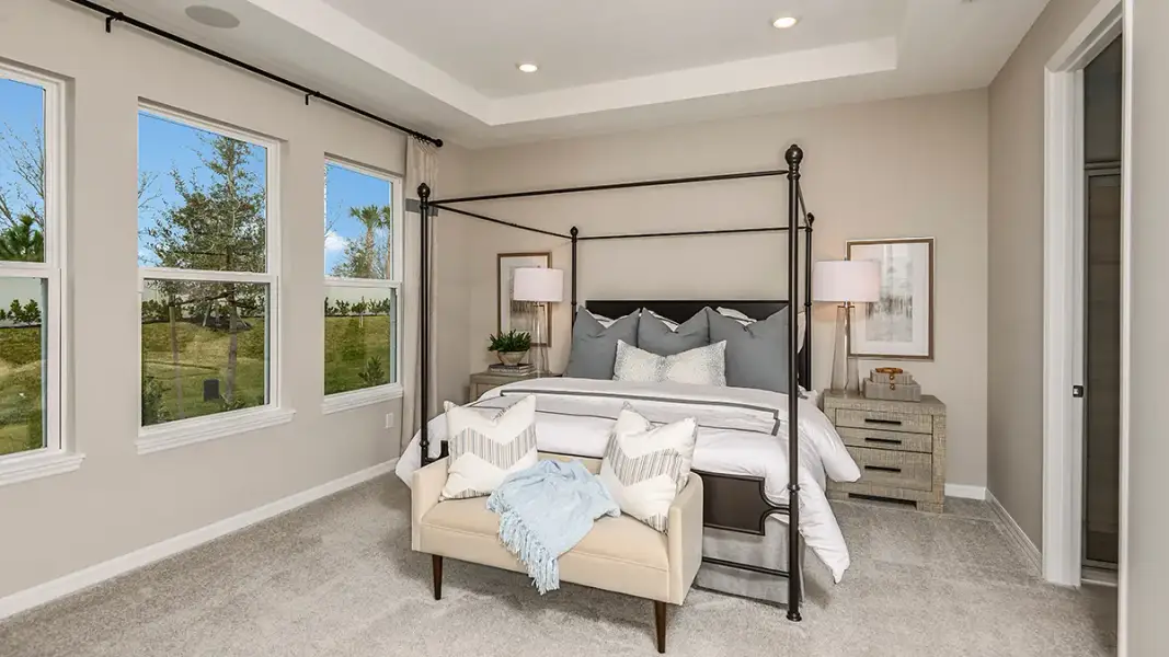 Furnished interior view inside a new home in Veranda Oaks, Port St. Lucie (Image 14).