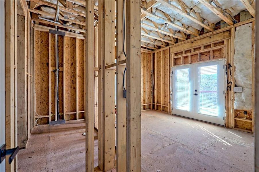 In-progress construction of a new home in , Hiawassee, GA (Image 47).