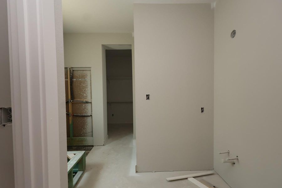 In-progress construction of a new home in Jubilee - Grove Row Collection, Hockley, TX (Image 4).