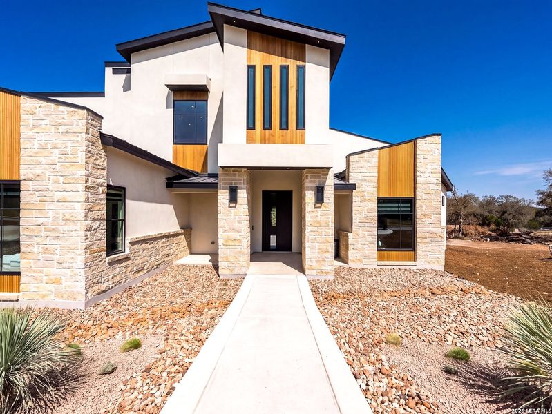Exterior details and patio area of a home in , Boerne (Image 29).