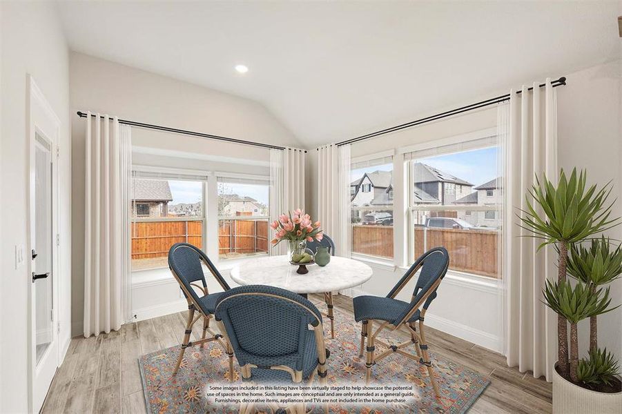 Furnished interior view inside a new home in Timberbrook, Justin (Image 6). Furnished interior view inside a new home in Timberbrook, Justin (Image 6).