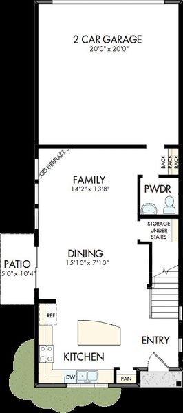 2D floor plan layout of this home in Revel Crossing at Wolf Ranch – The Ascent Collection, Colorado Springs, CO (Image 2). 2D floor plan layout of this home in Revel Crossing at Wolf Ranch – The Ascent Collection, Colorado Springs, CO (Image 2).