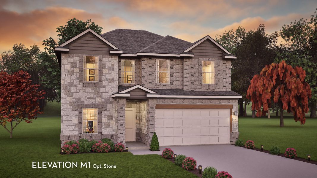 Representative exterior photo of a completed home built from the Trinity by CastleRock Communities in Saddlebrook Estates, Waxahachie, TX (Image 19). Representative exterior photo of a completed home built from the Trinity by CastleRock Communities in Saddlebrook Estates, Waxahachie, TX (Image 19).