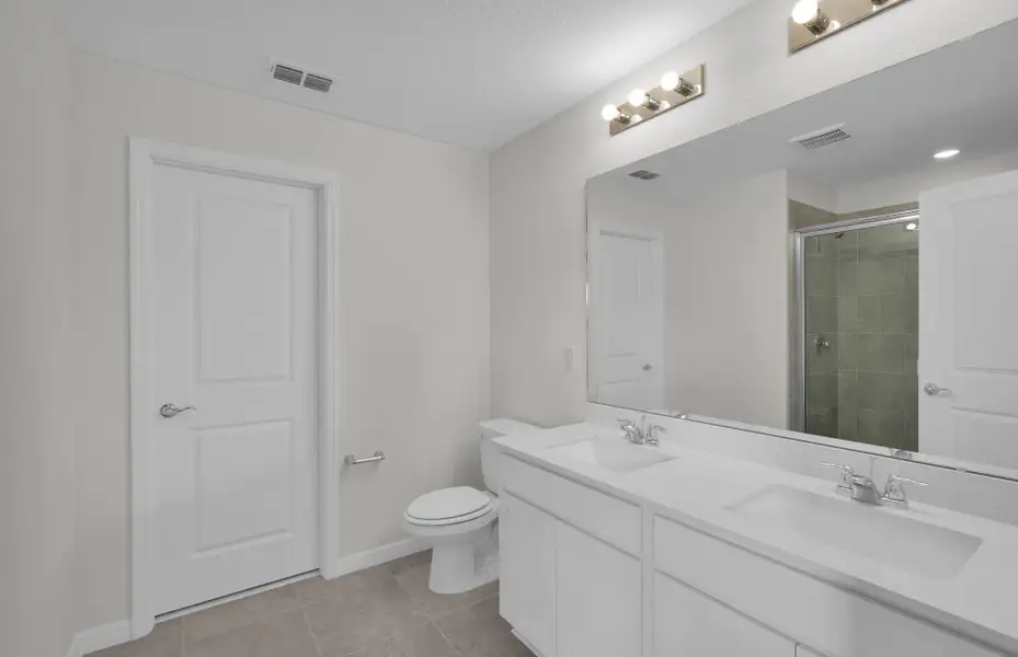 Furnished interior view inside a new home in Wells Landing, Jacksonville (Image 6). Furnished interior view inside a new home in Wells Landing, Jacksonville (Image 6).