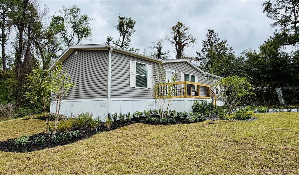 Exterior details and patio area of a home in , White Springs (Image 40).