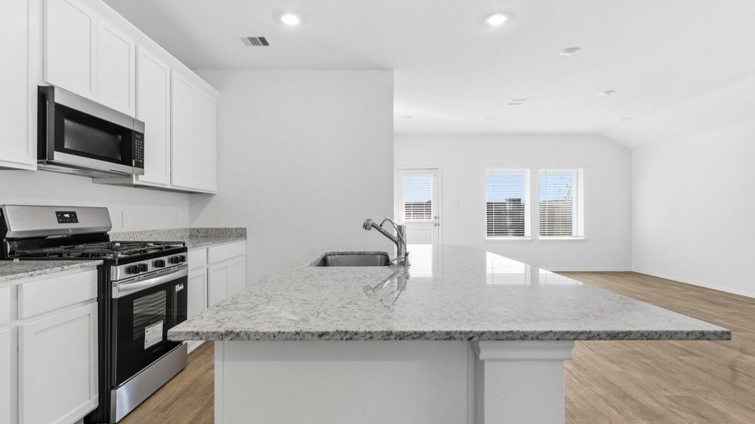 Furnished interior view inside a new home in Tamarron, Fulshear (Image 5).