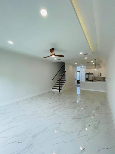 Furnished interior view inside a new home in , Houston (Image 8).