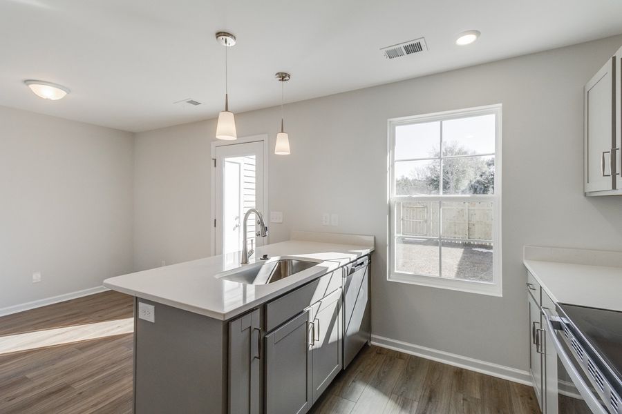 Furnished interior view inside a new home in Astoria, Columbia (Image 10).