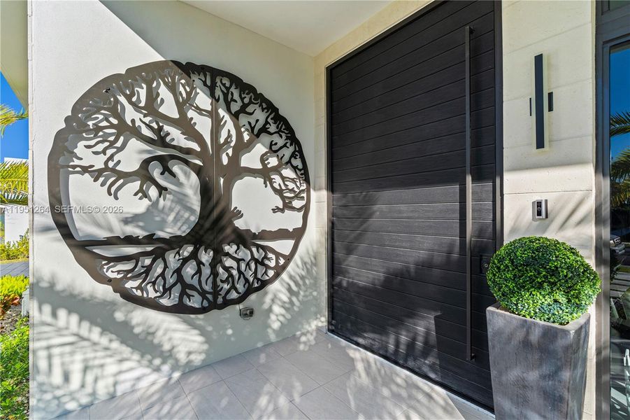 Exterior details and patio area of a home in , Weston (Image 26).